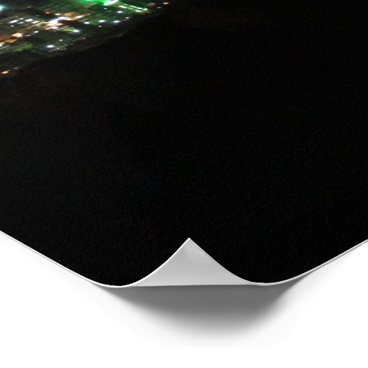 Nachts Damaskus - Syrien Poster (Ecke)