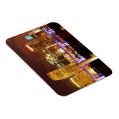Nachts die Skyline von Miami, Florida Magnet (Rechte Seite)