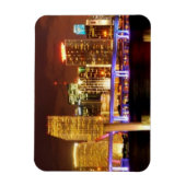 Nachts die Skyline von Miami, Florida Magnet (Vertikal)