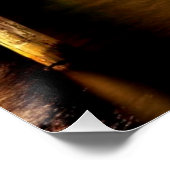 Nachts die Skyline von Miami, Florida Poster (Ecke)