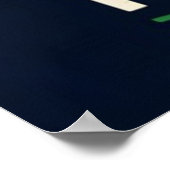 Nachts Fischen Ruhe Poster (Ecke)