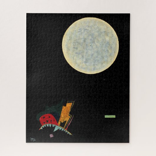 Nachts Gemälde von Wassily Kandinsky Puzzle (Vertikal)