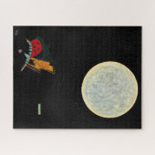 Nachts Gemälde von Wassily Kandinsky Puzzle (Horizontal)