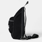 Nachts Hi-Tech-Name Graphic Crossbody Bag (Rechts)