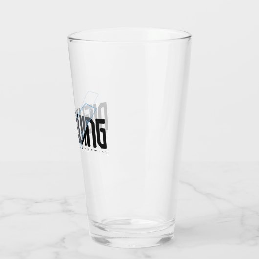 Nachts Hi-Tech-Name Graphic Glas (Links)