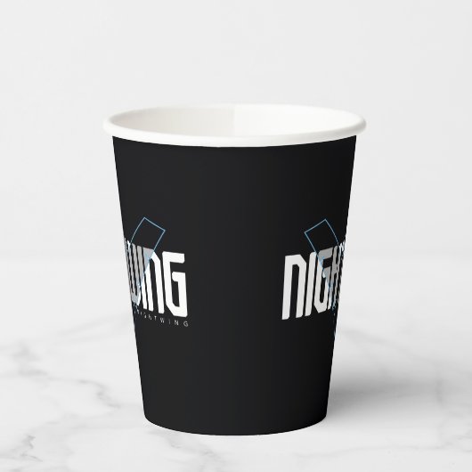 Nachts Hi-Tech-Name Graphic Pappbecher (Links)