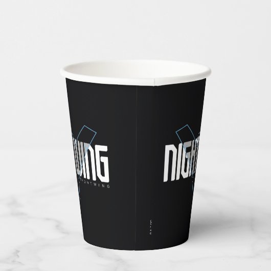 Nachts Hi-Tech-Name Graphic Pappbecher (Rechts)