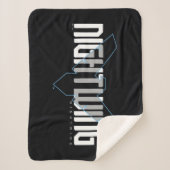 Nachts Hi-Tech-Name Graphic Sherpadecke (Vorderseite)