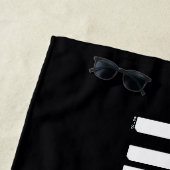 Nachts Hi-Tech-Name Graphic Strandtuch (Beispiel)