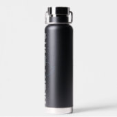 Nachts Hi-Tech-Name Graphic Trinkflasche (Rückseite)