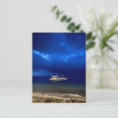 Nachts Jahreszeit. Poster Postkarte (Stehend Vorderseite)