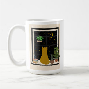Nachts Kitty Kaffeetasse