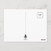 Nachts Kitty Postkarte (Rückseite)