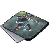 Nachts Laptopschutzhülle (Vorne Knopf)