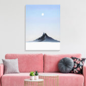 Nachts Leinwanddruck (Insitu (Wohnzimmer))