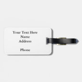 Nachts Lynx Gepäckanhänger (Rückseite horizontal)