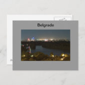 Nachts Postkarte (Vorne/Hinten)