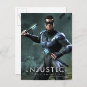 Nachts Postkarte (Vorne/Hinten)