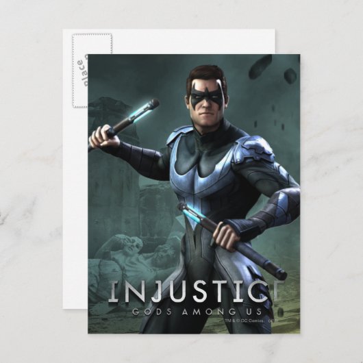 Nachts Postkarte (Vorne/Hinten)