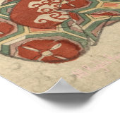 Nachts Regen um 22.00 Uhr Poster (Ecke)