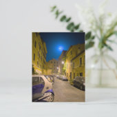 Nachts römische Straße Postkarte (Stehend Vorderseite)