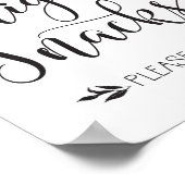 Nachts Snacks Fevor Sign Poster (Ecke)