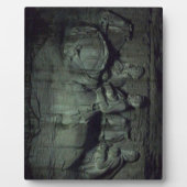 Nachts Steinberg in Georgien tragen Fotoplatte (Vorderseite)