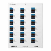 Nachts um Willis Adressaufkleber (Vorne)