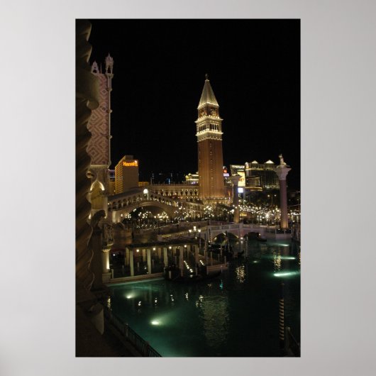 nachts venezianisch poster (Vorne)