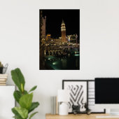 nachts venezianisch poster (Heimbüro)