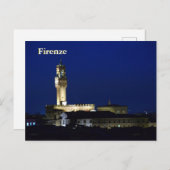 Nachts von Firenze Postkarte (Vorne/Hinten)