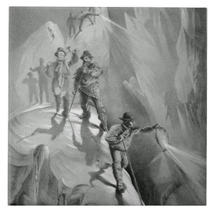 Nachts, von 'zehn Szenen im Letzten wie klettern Fliese