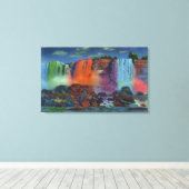 Nachts zu Fuß zur Höhle der Winde Leinwanddruck (Insitu (Holzboden))