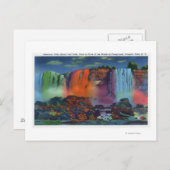 Nachts zu Fuß zur Höhle der Winde Postkarte (Vorne/Hinten)