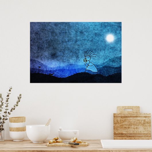 NachtSafari Poster (Küche)