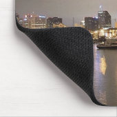 Nachtsan diego Segelboot-Skyline Mousepad (Ecke)