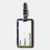 "Nachtschale" Gepäckanhänger (Vorderseite vertikal)