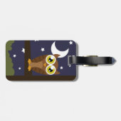 "Nachtschale" Gepäckanhänger (Rückseite horizontal)