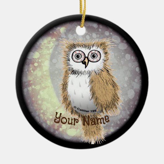 Nachtschale Keramik Ornament (Vorne)