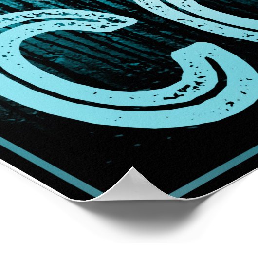 Nachtschale mit Kaffee Poster (Ecke)