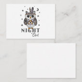 Nachtschale Mitteilungskarte (Vorne/Hinten)