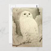 Nachtschale Postkarte (Vorne/Hinten)