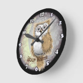 Nachtschale Runde Wanduhr (Winkel)