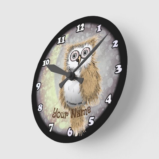 Nachtschale Runde Wanduhr (Winkel)