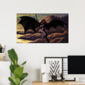 Nachtschatten Poster (Heimbüro)