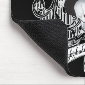 Nachtschattengesellschaft (dunkle Farben) Mousepad (Ecke)