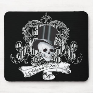 Nachtschattengesellschaft (dunkle Farben) Mousepad