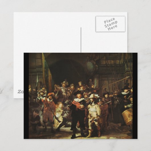 Nachtschau Postkarte (Vorne/Hinten)