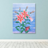 Nachtschicht 2011 leinwanddruck (Insitu (Holzboden))