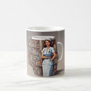 Nachtschicht der Krankenschwester: Gewidmet den Ta Kaffeetasse